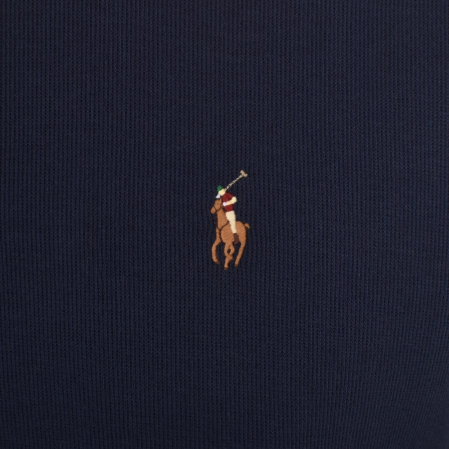 Image number 3 for Ralph Lauren Half Zip Sweatshirt Navy
