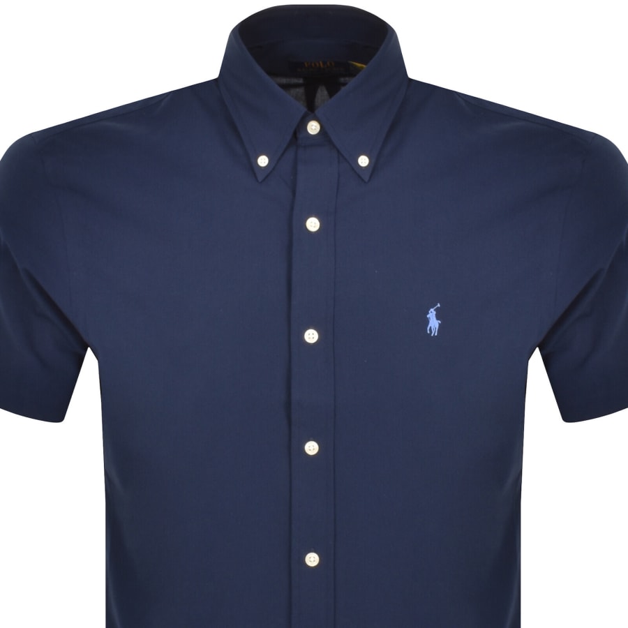 Image number 2 for Ralph Lauren Short Sleeve Shirt Navy