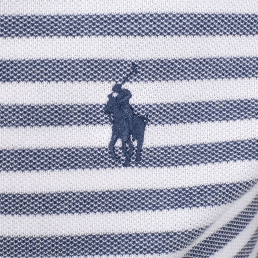 Image number 3 for Ralph Lauren Custom Slim Polo T Shirt Navy