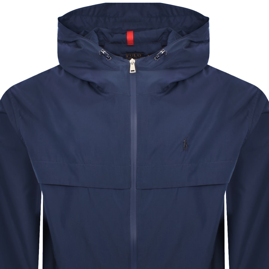 Image number 2 for Ralph Lauren Lined Windbreaker Navy