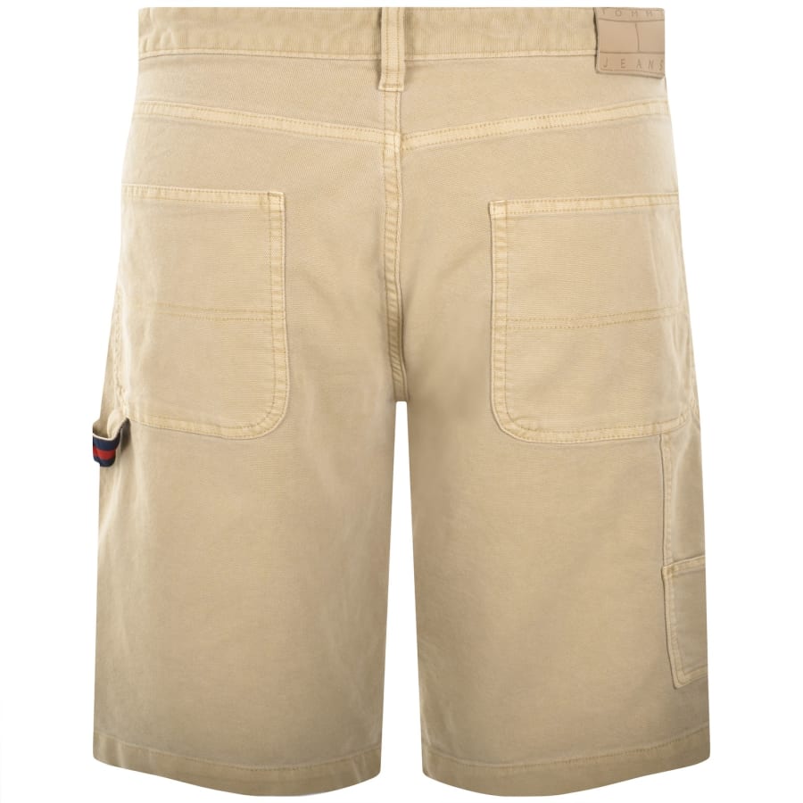 Image number 2 for Tommy Jeans Jaimie Shorts Beige