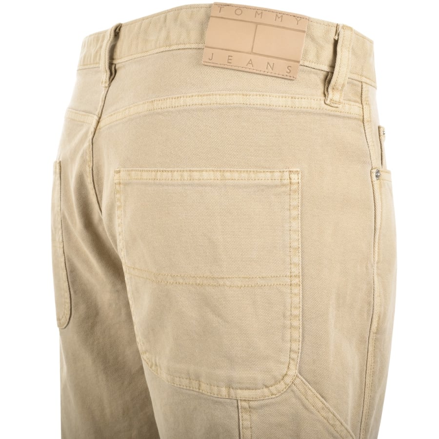 Image number 3 for Tommy Jeans Jaimie Shorts Beige