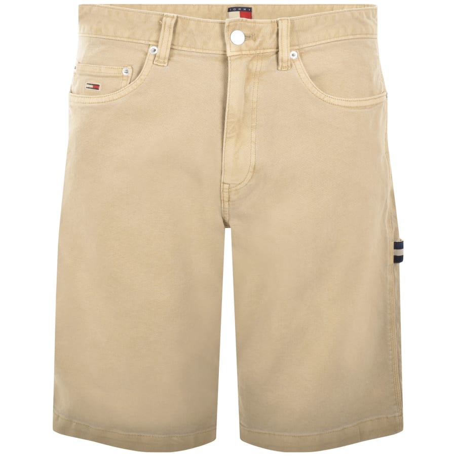Image number 1 for Tommy Jeans Jaimie Shorts Beige