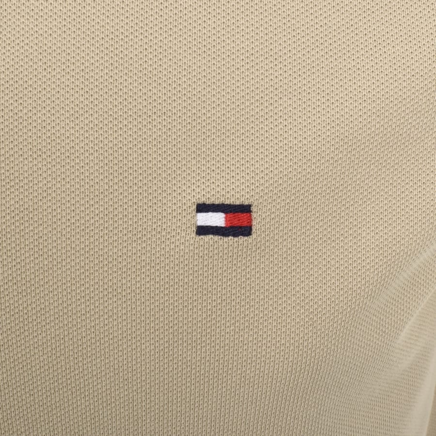 Image number 3 for Tommy Hilfiger Placket Interest Polo Beige