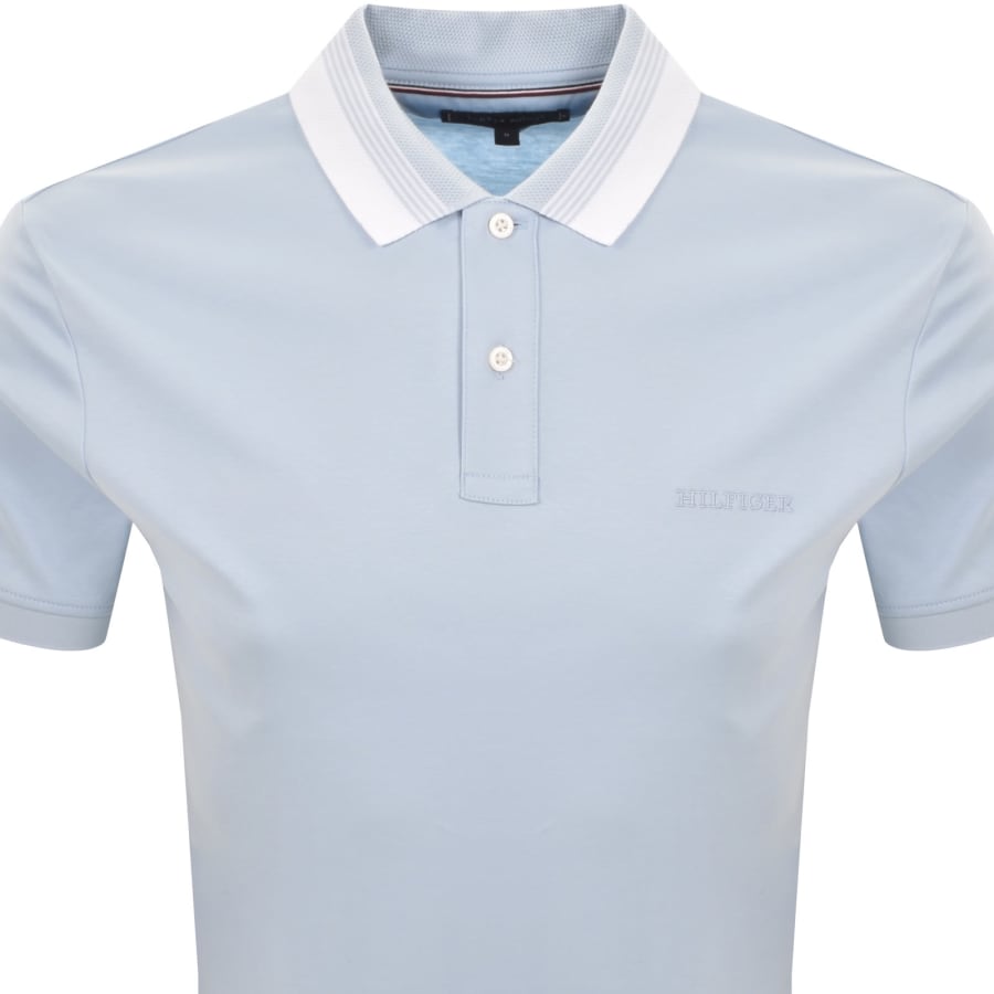 Image number 2 for Tommy Hilfiger Interlock Polo Blue