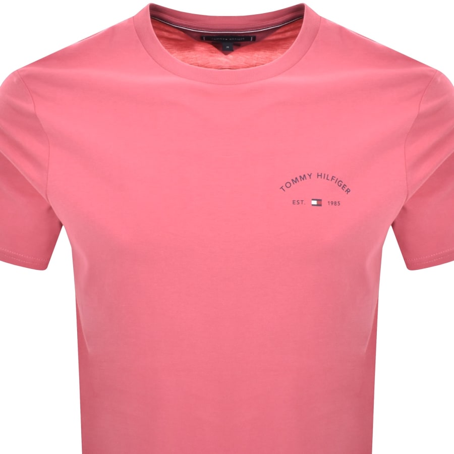 Image number 3 for Tommy Hilfiger Hotel T Shirt Pink