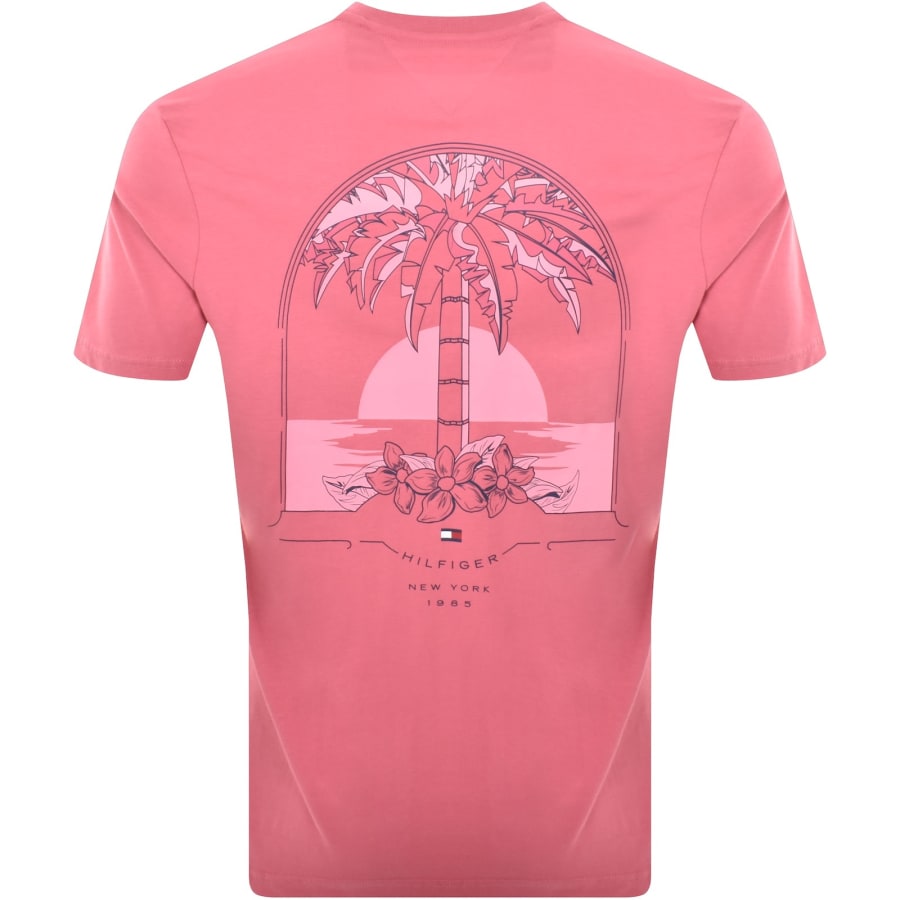 Image number 5 for Tommy Hilfiger Hotel T Shirt Pink