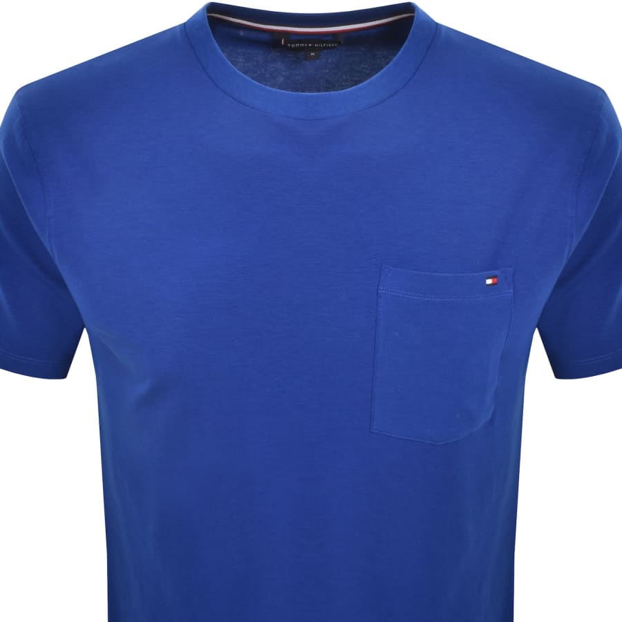 Image number 2 for Tommy Hilfiger Pocket T Shirt Blue
