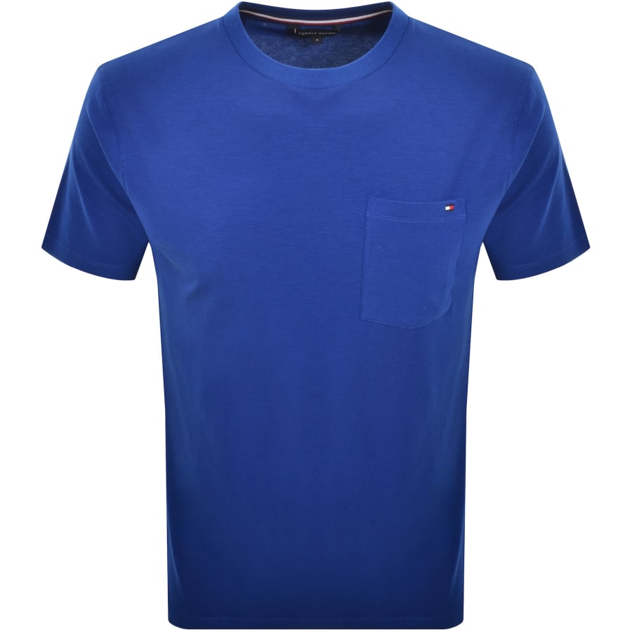Image number 1 for Tommy Hilfiger Pocket T Shirt Blue