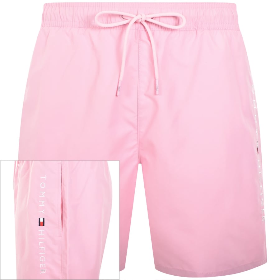 Image number 1 for Tommy Hilfiger Swim Shorts Pink