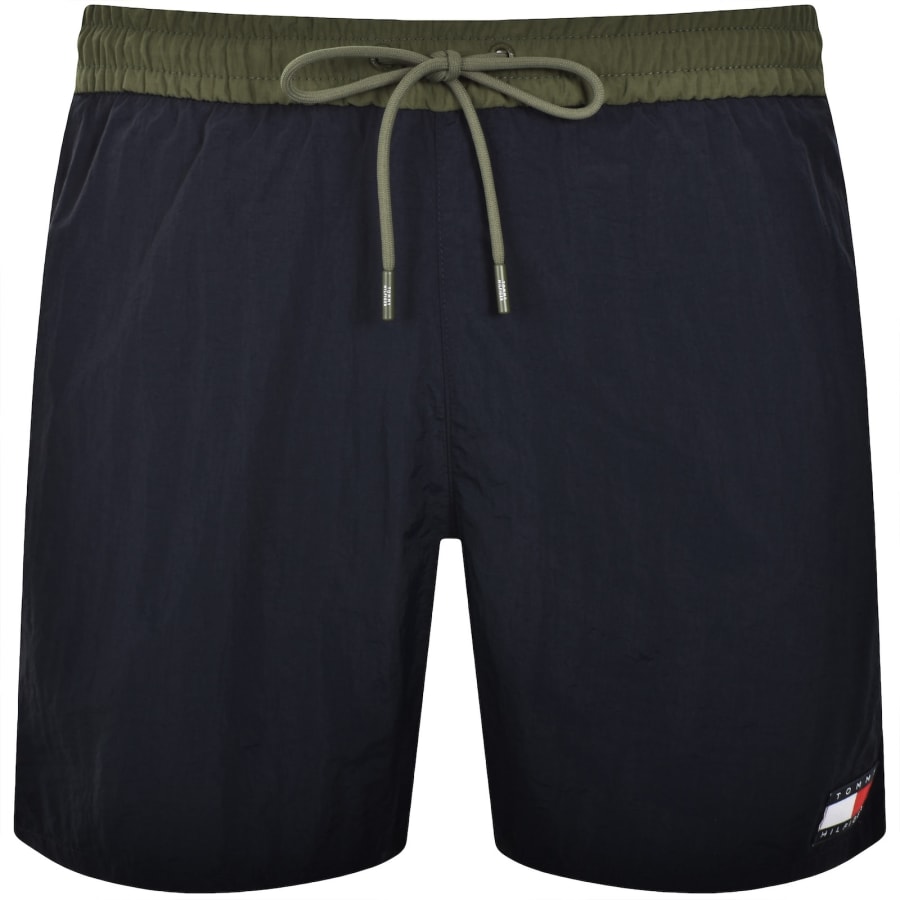 Image number 1 for Tommy Hilfiger Slim Fit Swim Shorts Navy