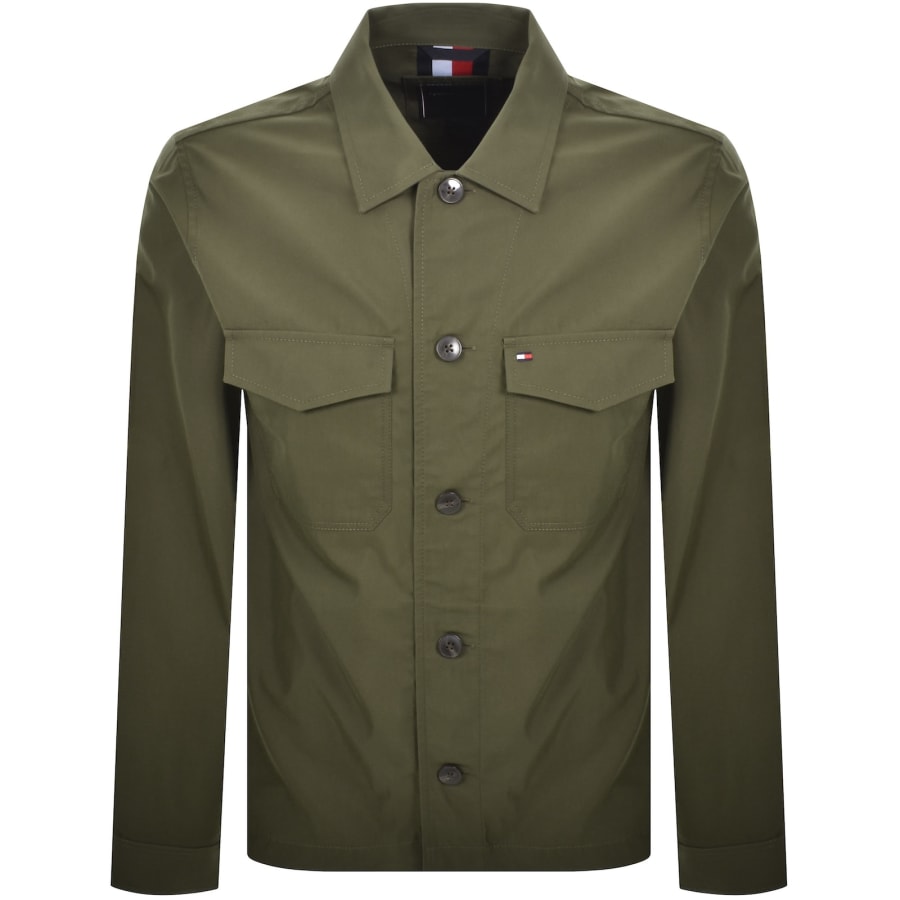 Image number 2 for Tommy Hilfiger Nylon Overshirt Green
