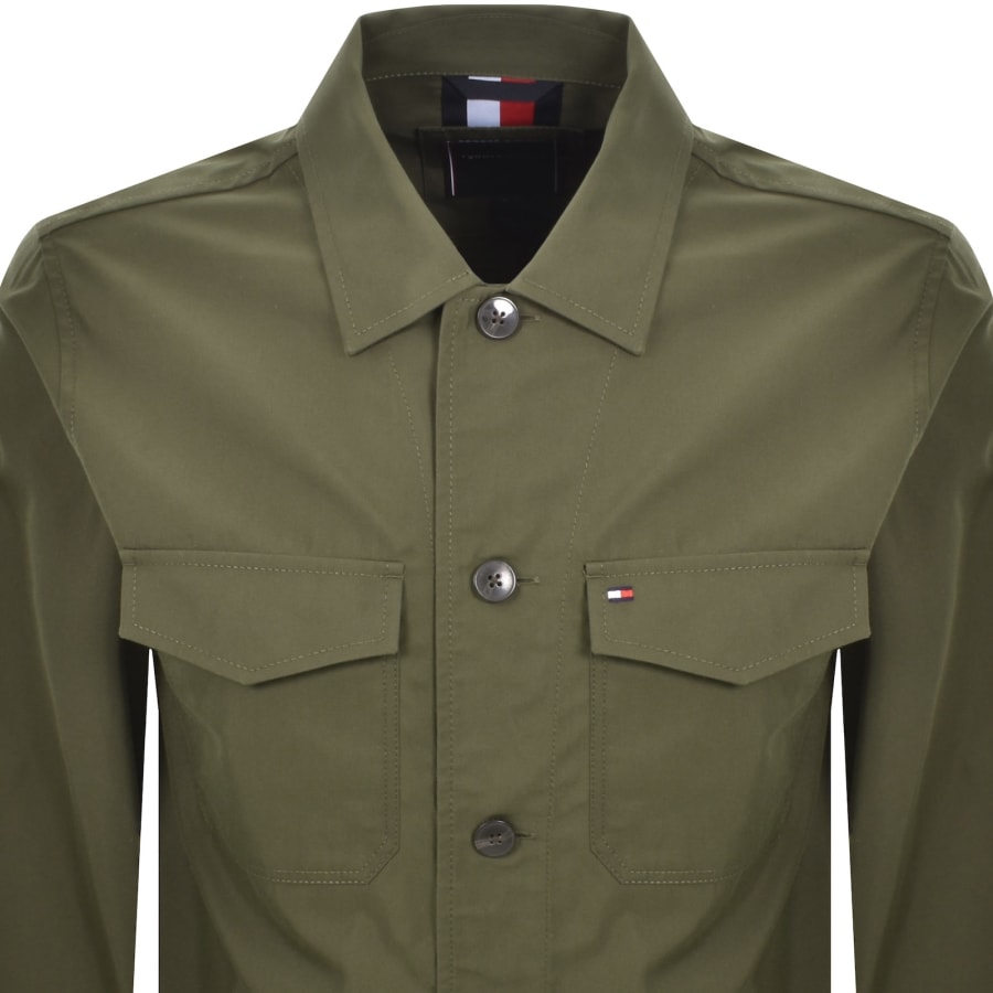 Image number 3 for Tommy Hilfiger Nylon Overshirt Green