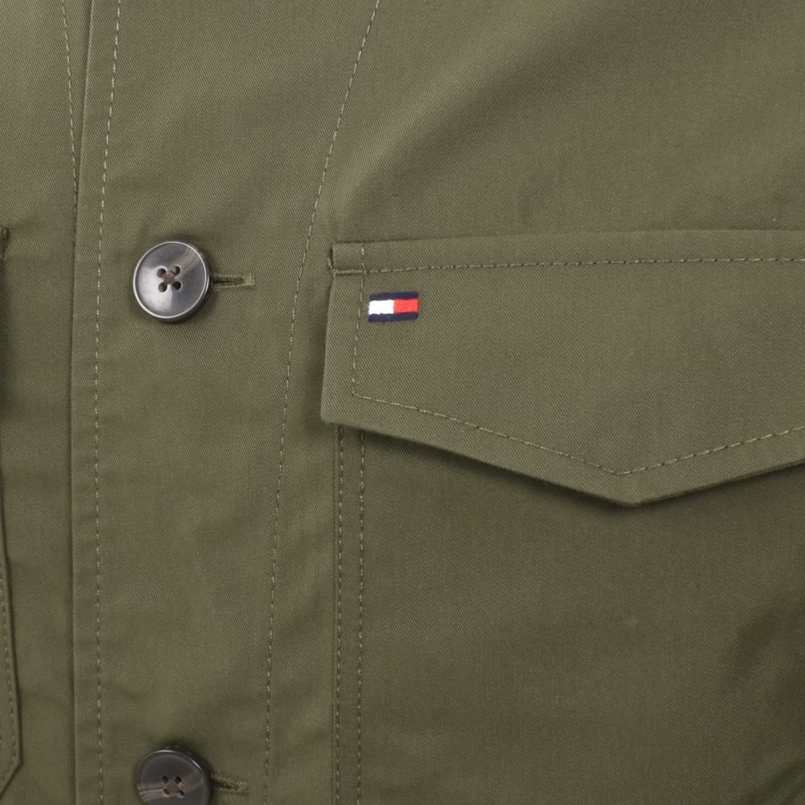 Image number 4 for Tommy Hilfiger Nylon Overshirt Green