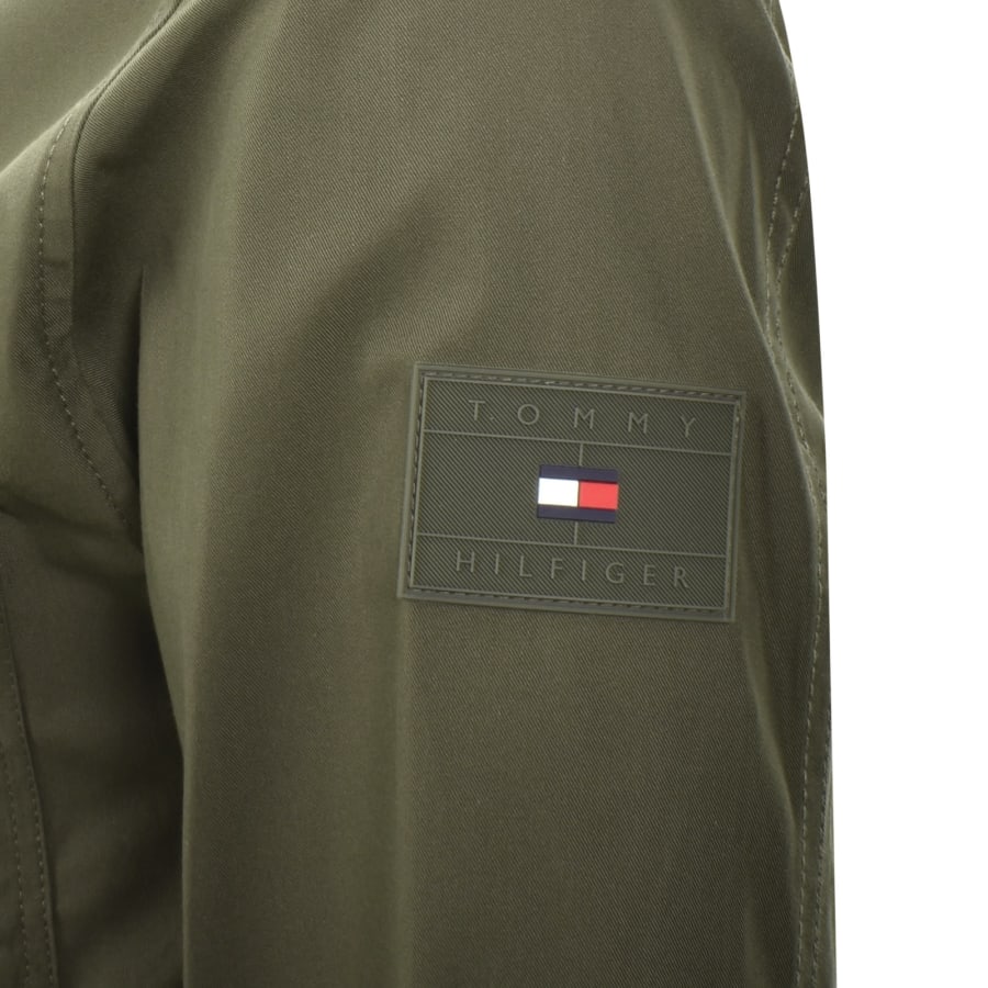 Image number 5 for Tommy Hilfiger Nylon Overshirt Green