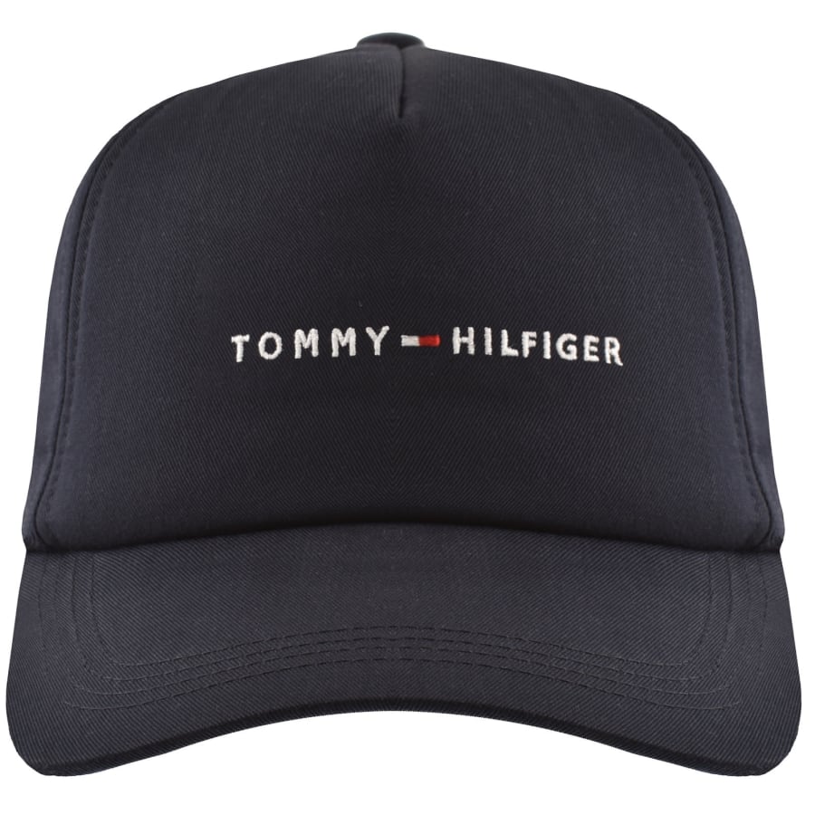 Image number 1 for Tommy Hilfiger Foundation Baseball Cap Navy