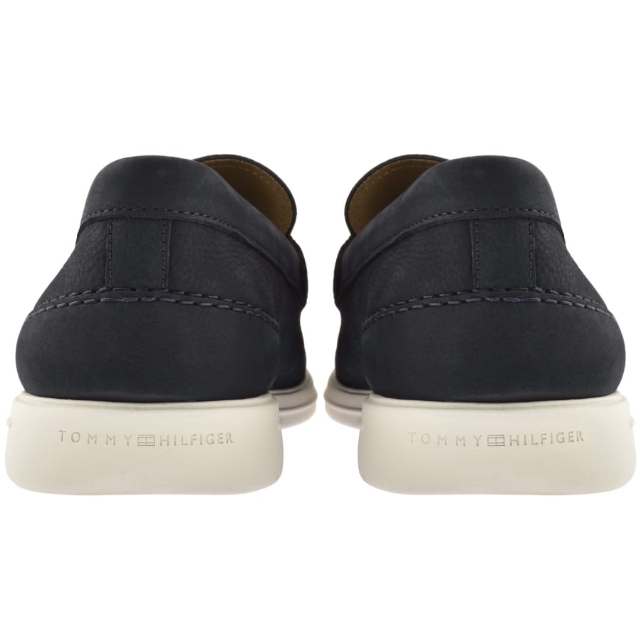 Image number 2 for Tommy Hilfiger Nubuck Loafers Navy