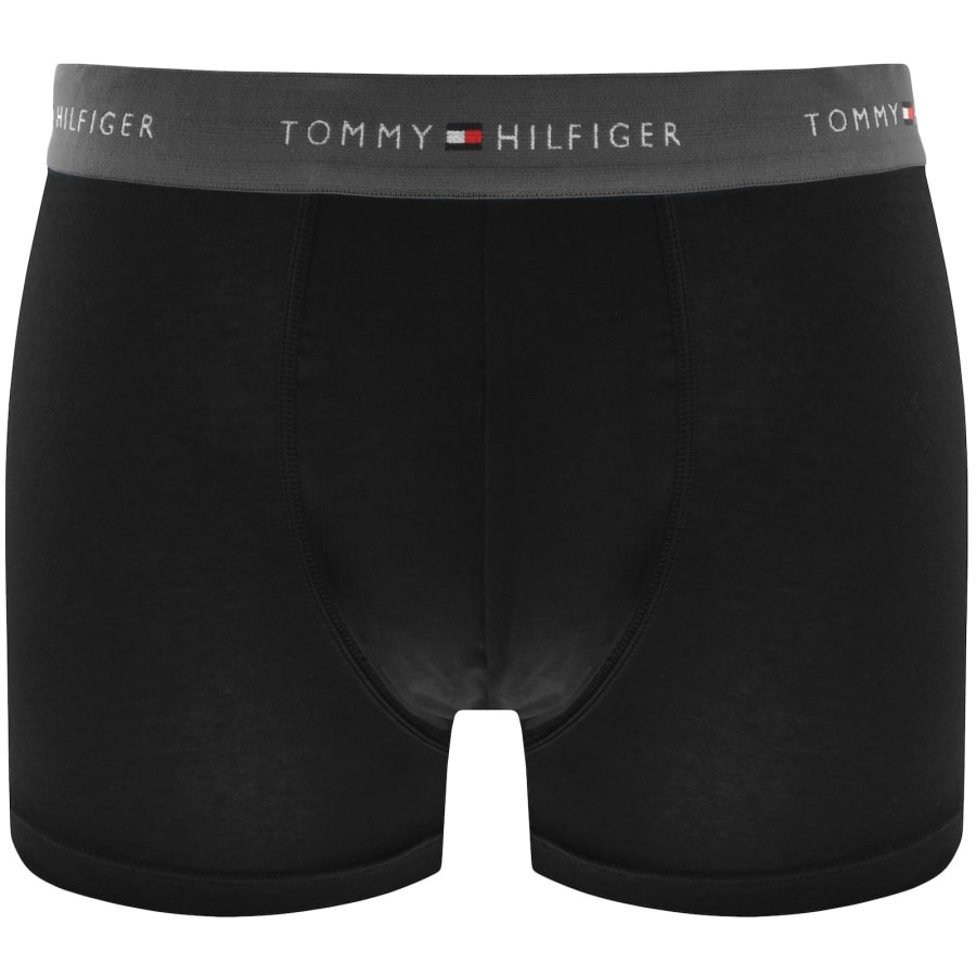 Image number 2 for Tommy Hilfiger Underwear 3 Pack Trunks Black