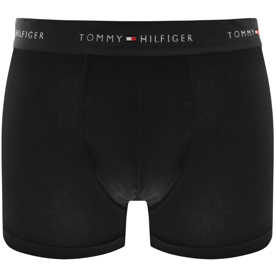 Image number 3 for Tommy Hilfiger Underwear 3 Pack Trunks Black