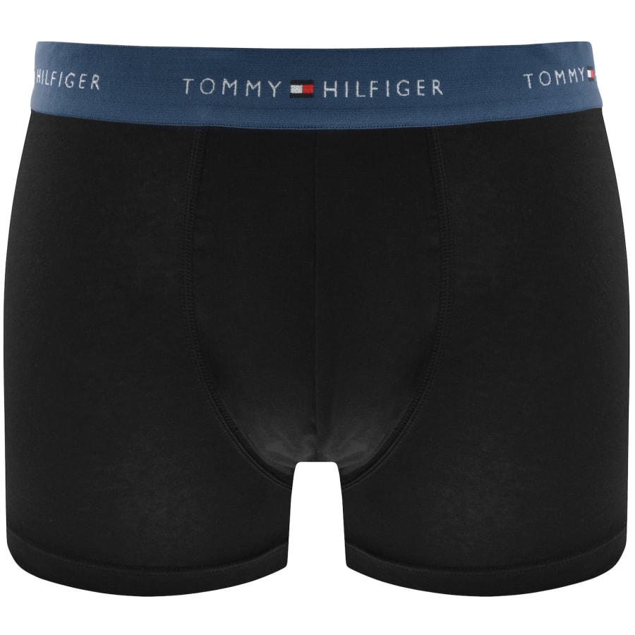Image number 4 for Tommy Hilfiger Underwear 3 Pack Trunks Black