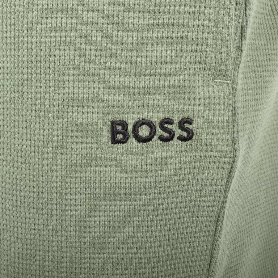 Image number 4 for BOSS Waffle Shorts Green