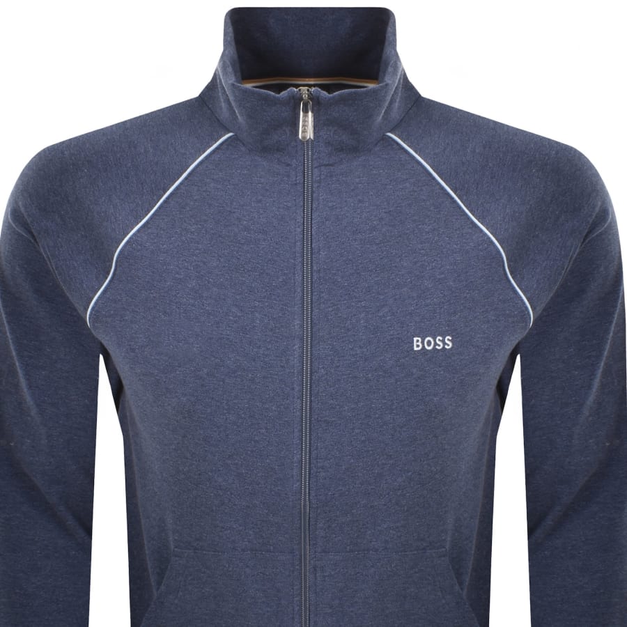 Image number 2 for BOSS Lounge Mix And Match Track Top Blue