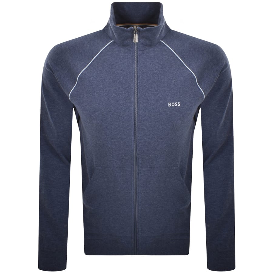Image number 1 for BOSS Lounge Mix And Match Track Top Blue