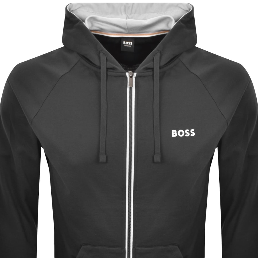 Image number 2 for BOSS Lounge Authentic Hoodie Grey