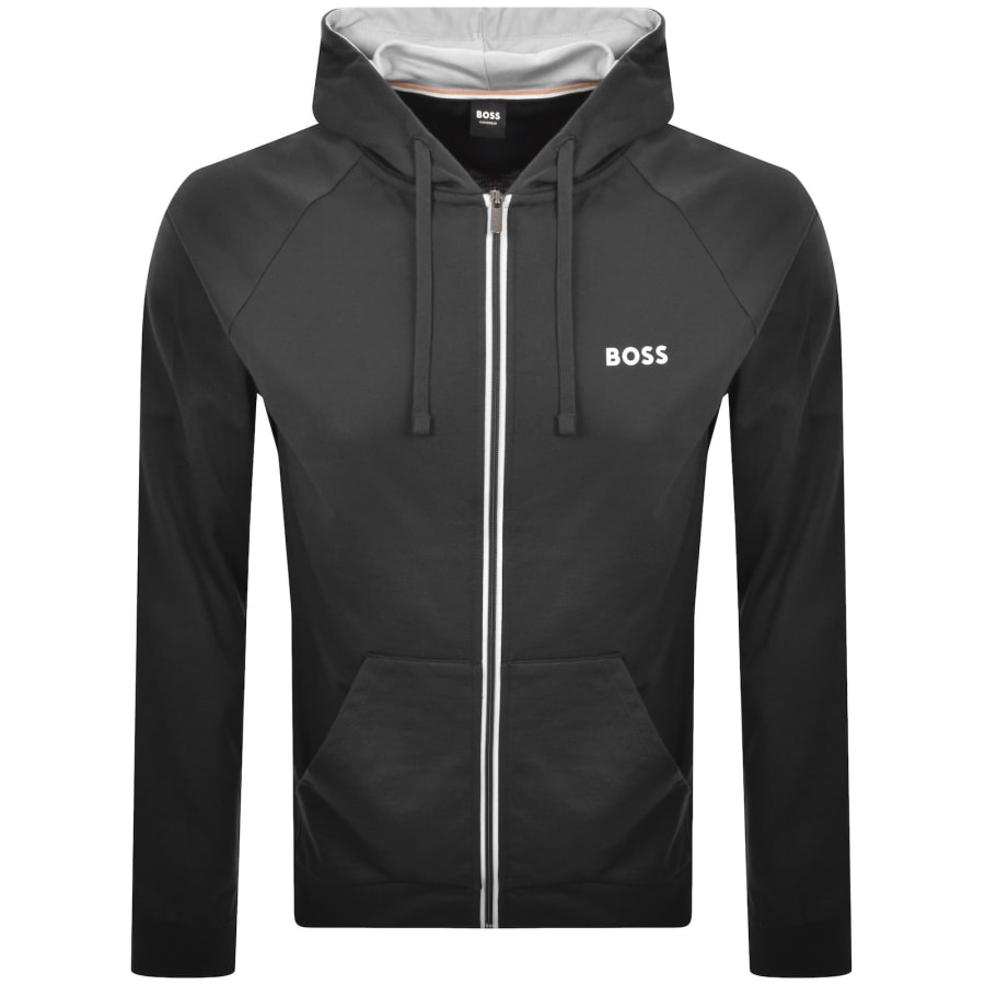 Image number 1 for BOSS Lounge Authentic Hoodie Grey