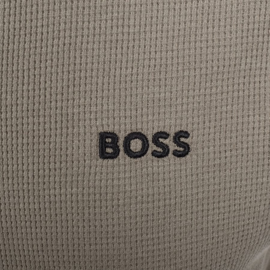 Image number 3 for BOSS Waffle T Shirt Brown
