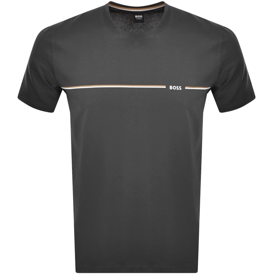 Image number 2 for BOSS Bamboo T Shirt And Short Set Grey