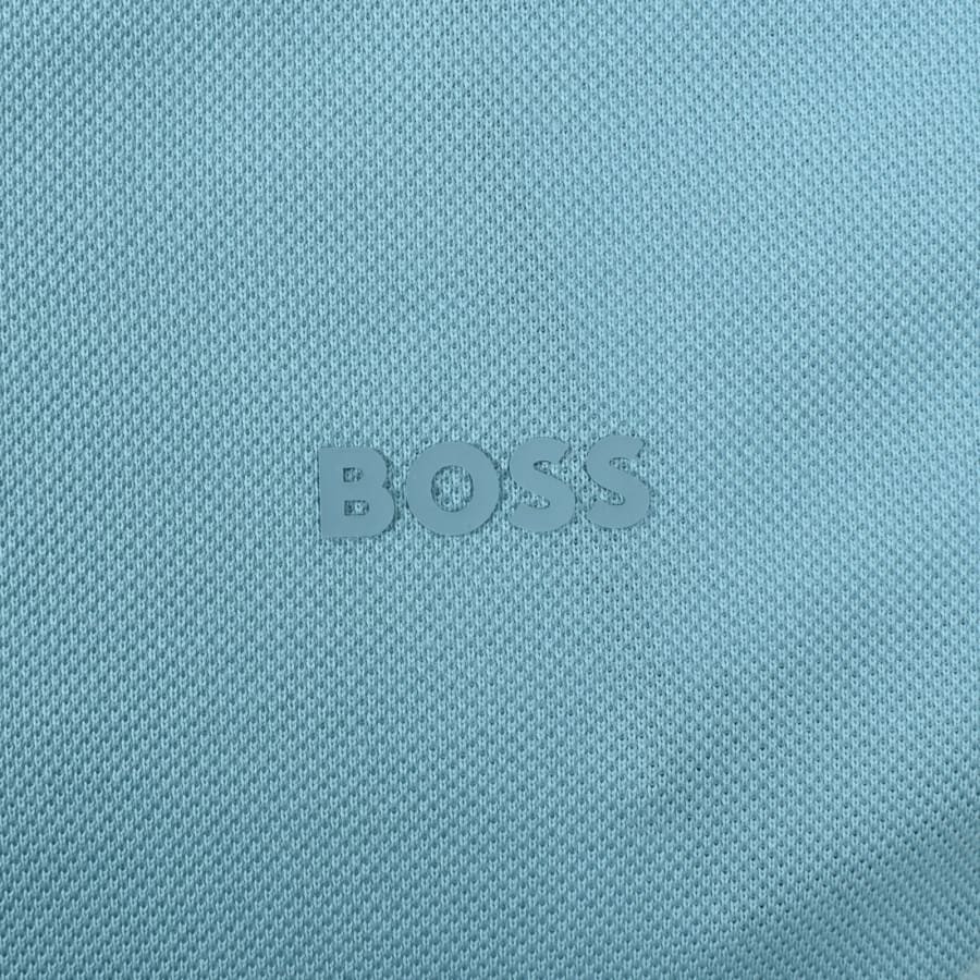 Image number 3 for BOSS Parlay 147 Mercerised Polo Blue