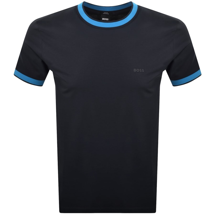 Image number 1 for BOSS H Tessler 200 Slim Fit T Shirt Navy