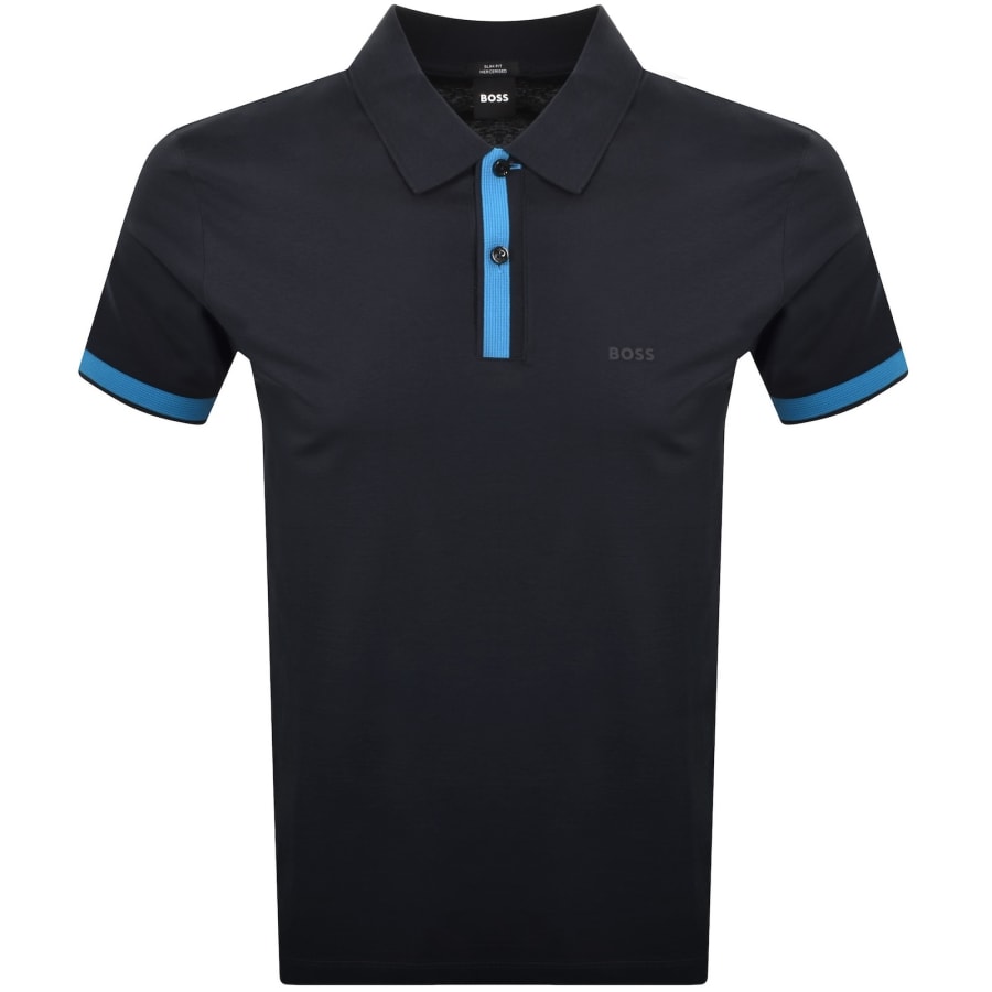 Image number 1 for BOSS H Phillipson Polo T Shirt Navy