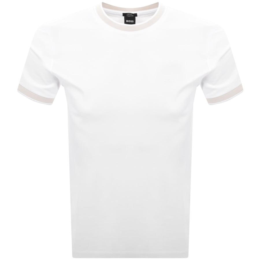 Image number 1 for BOSS H Tessler 200 Slim Fit T Shirt White