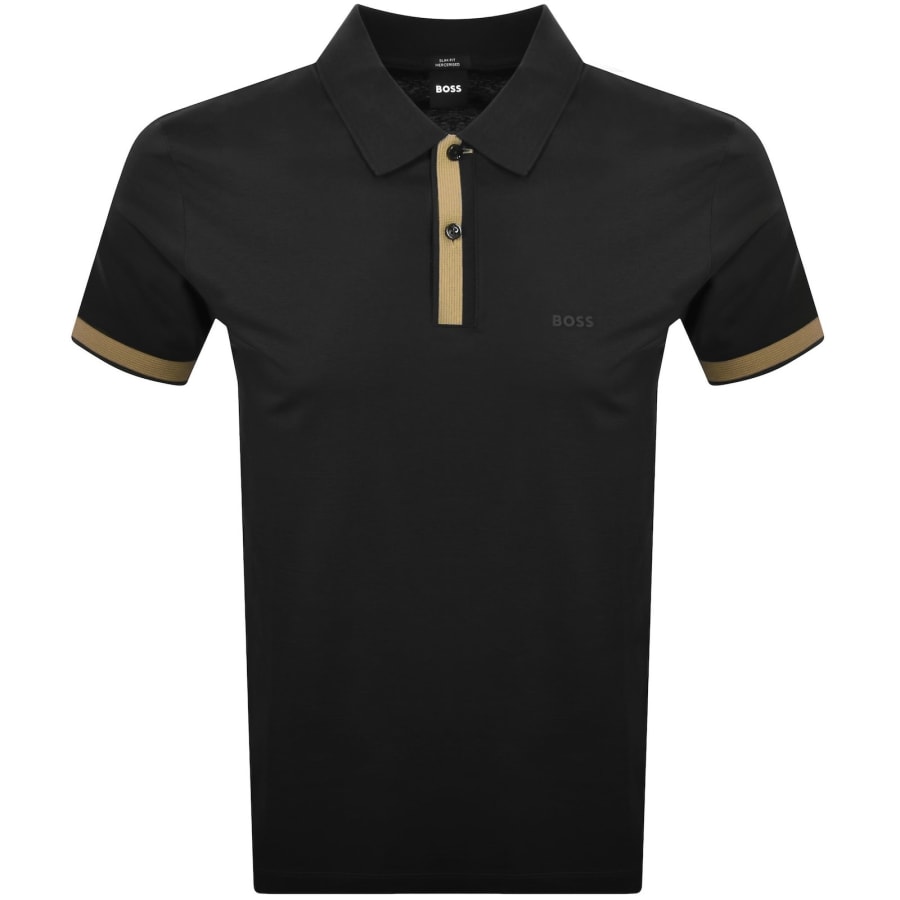 Image number 1 for BOSS H Phillipson Polo T Shirt Black