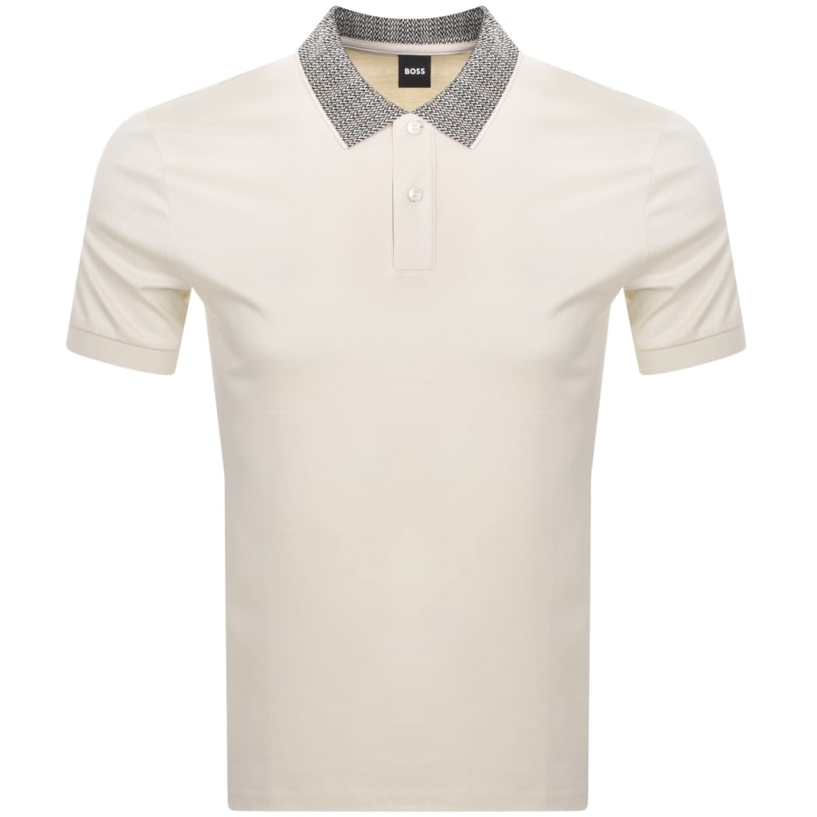 Image number 1 for BOSS H Parlay 302 Polo T Shirt Cream