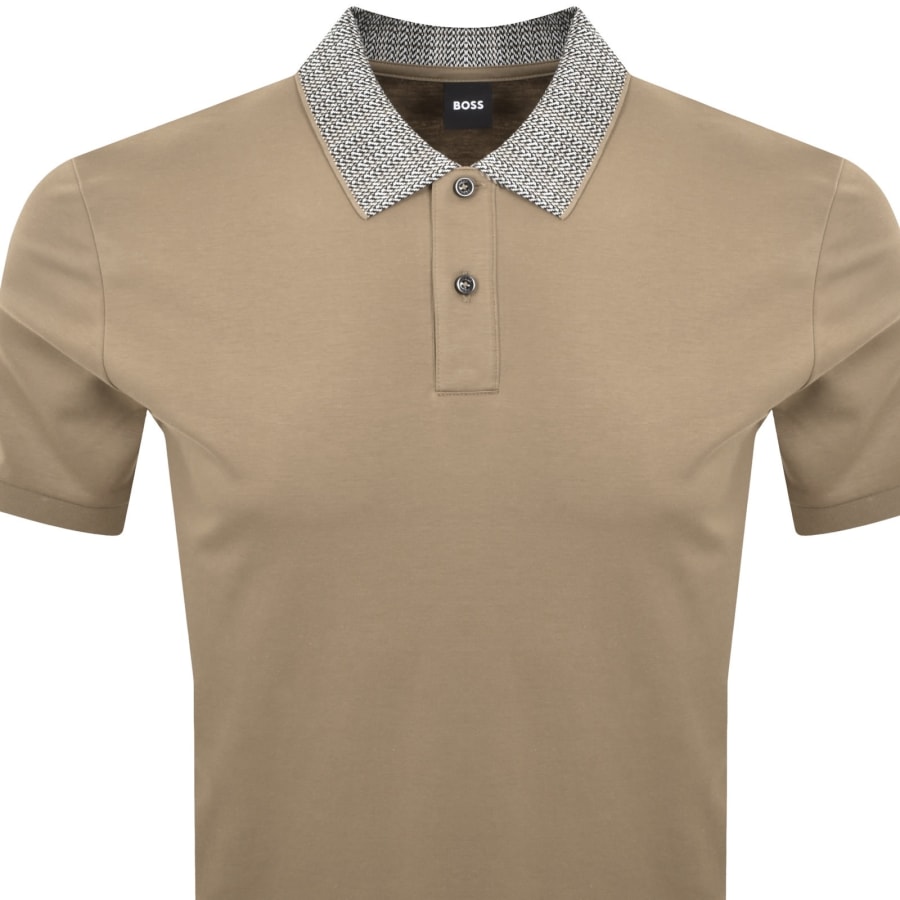Image number 2 for BOSS H Parlay 302 Polo T Shirt Brown