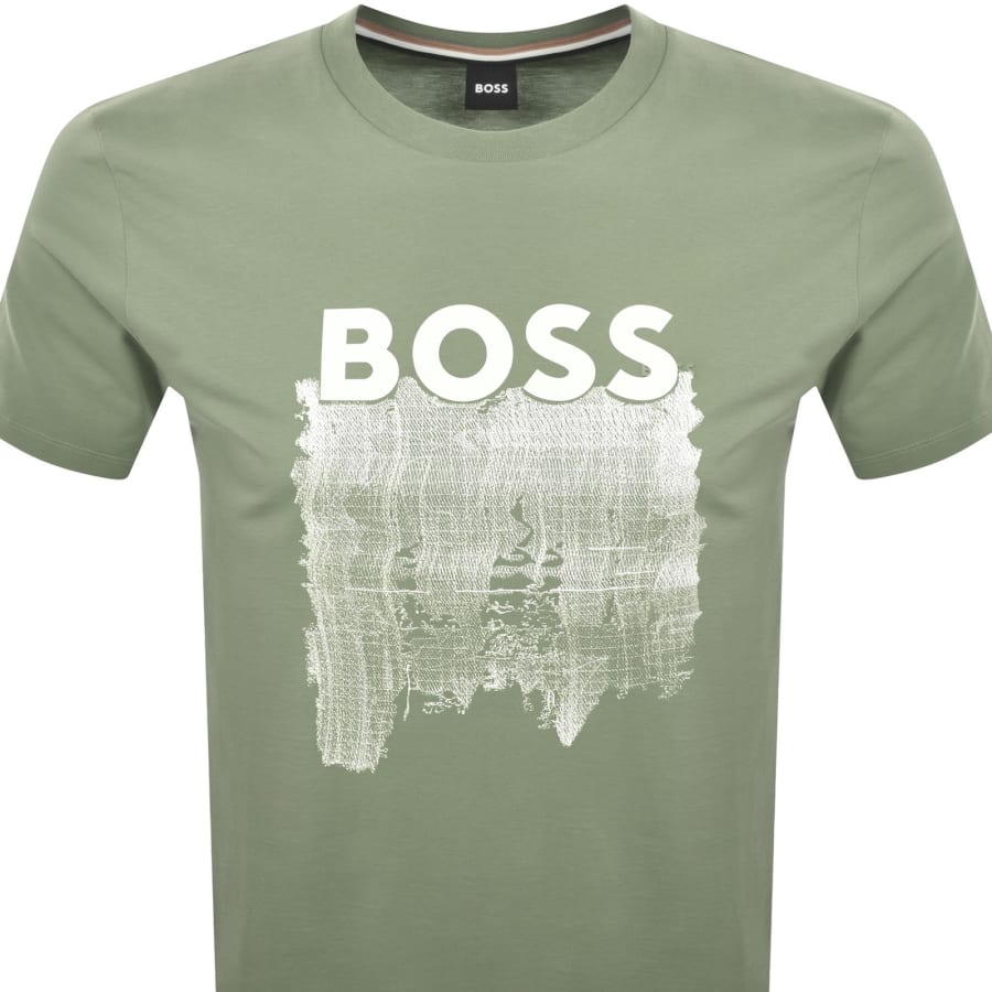 Image number 2 for BOSS C Thompson 214 T Shirt Green