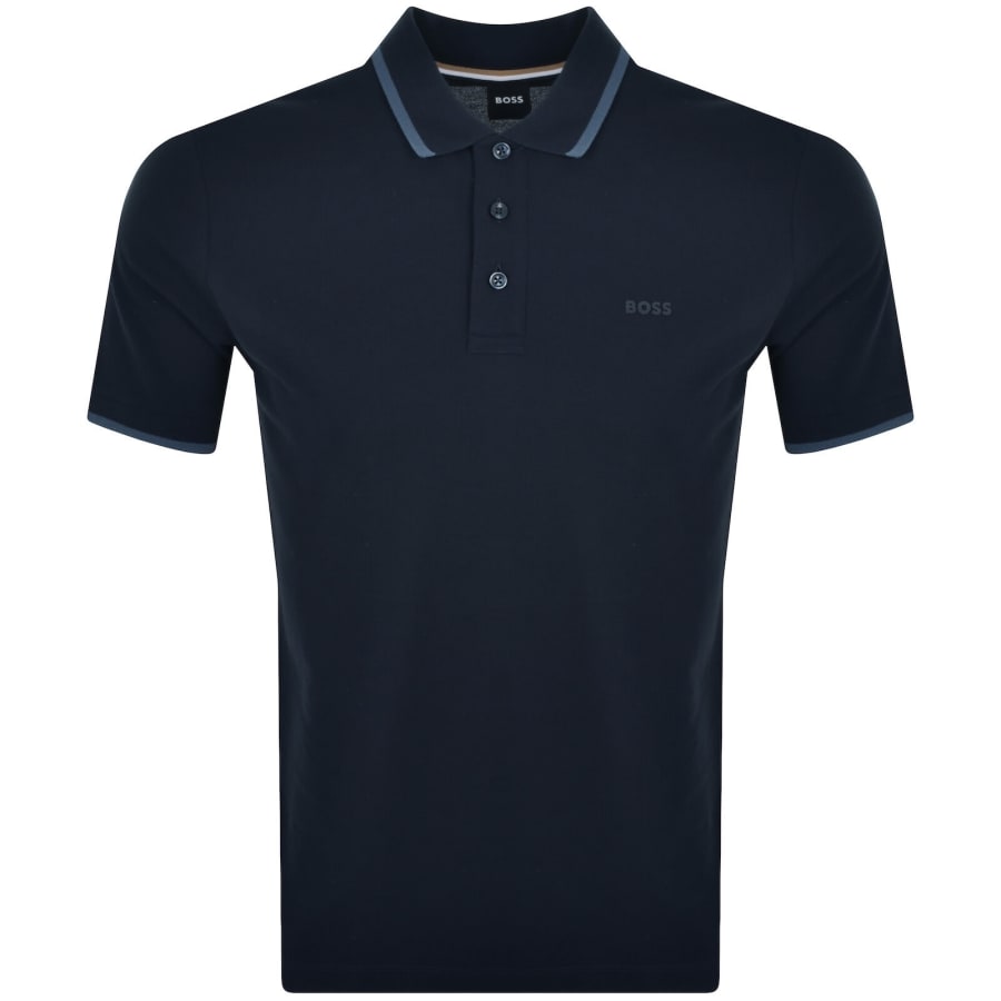 Image number 1 for BOSS Parlay 190 Polo T Shirt Navy