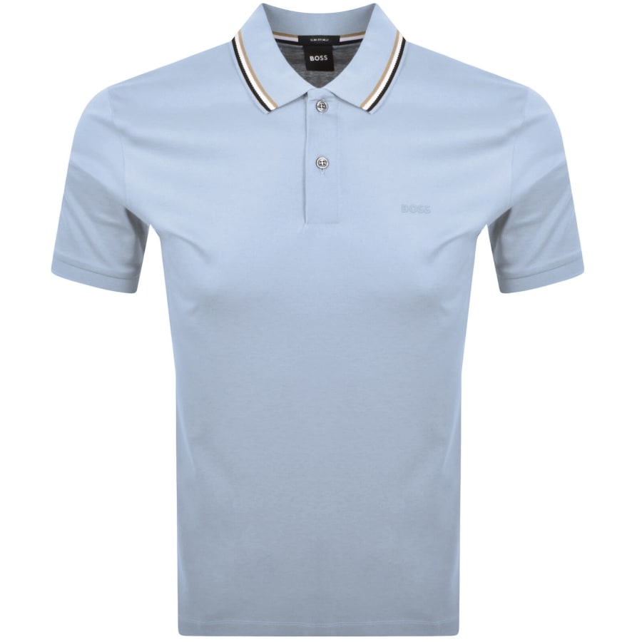 Image number 1 for BOSS Penrose 38 Polo T Shirt Blue