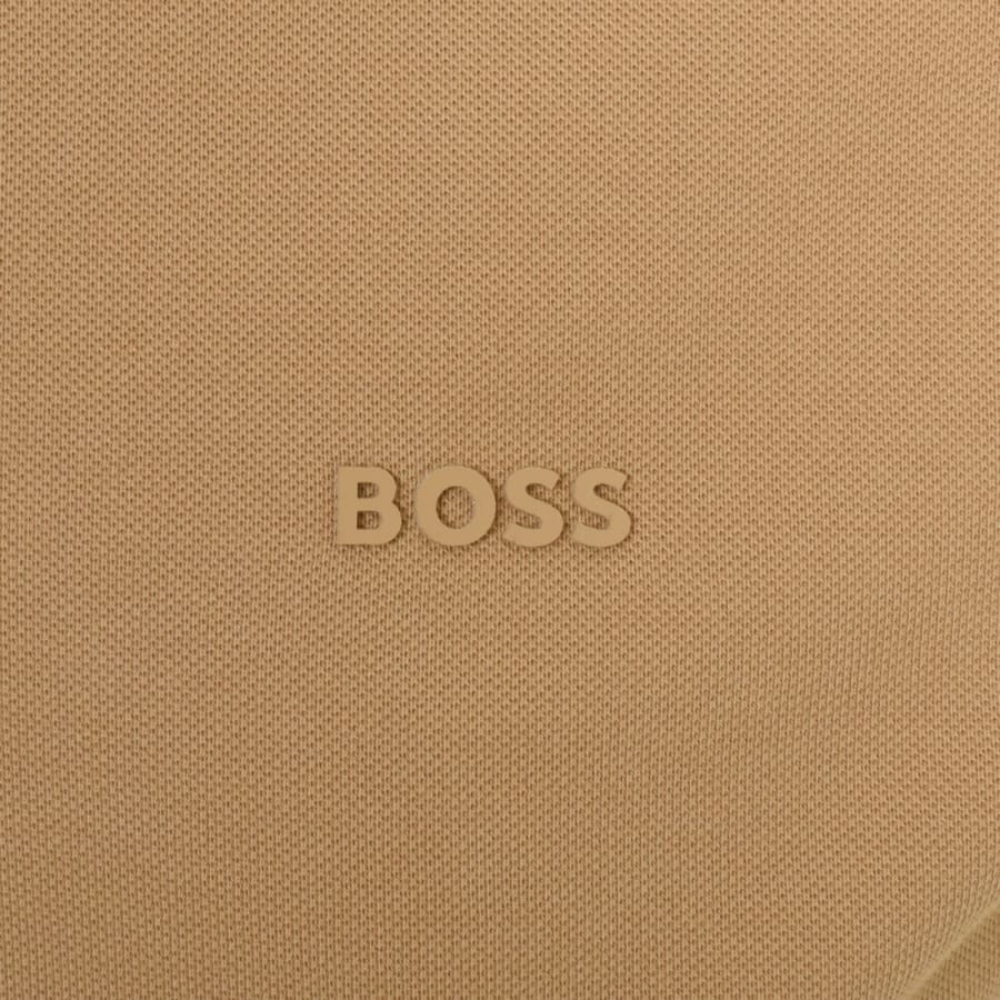 Image number 3 for BOSS Parlay 190 Polo T Shirt Beige