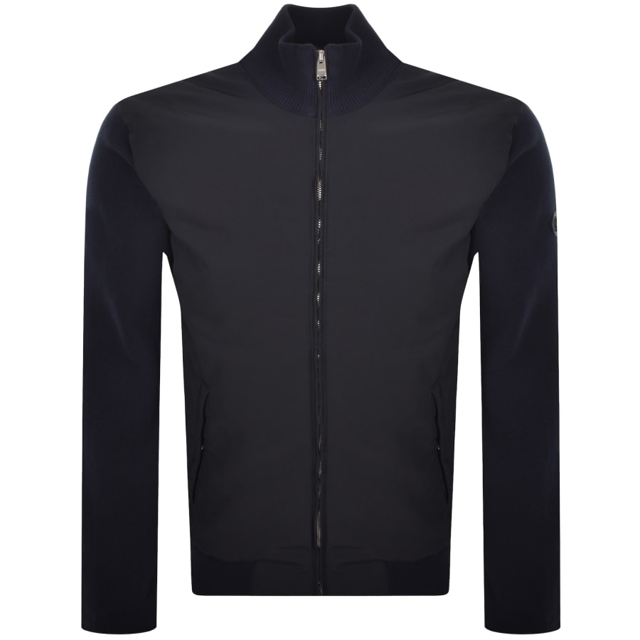 Image number 2 for BOSS C Ibaio Hybrid Jacket Dark Blue