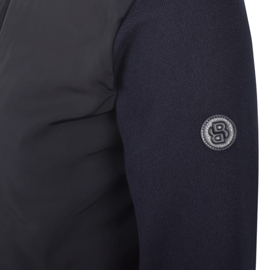 Image number 4 for BOSS C Ibaio Hybrid Jacket Dark Blue