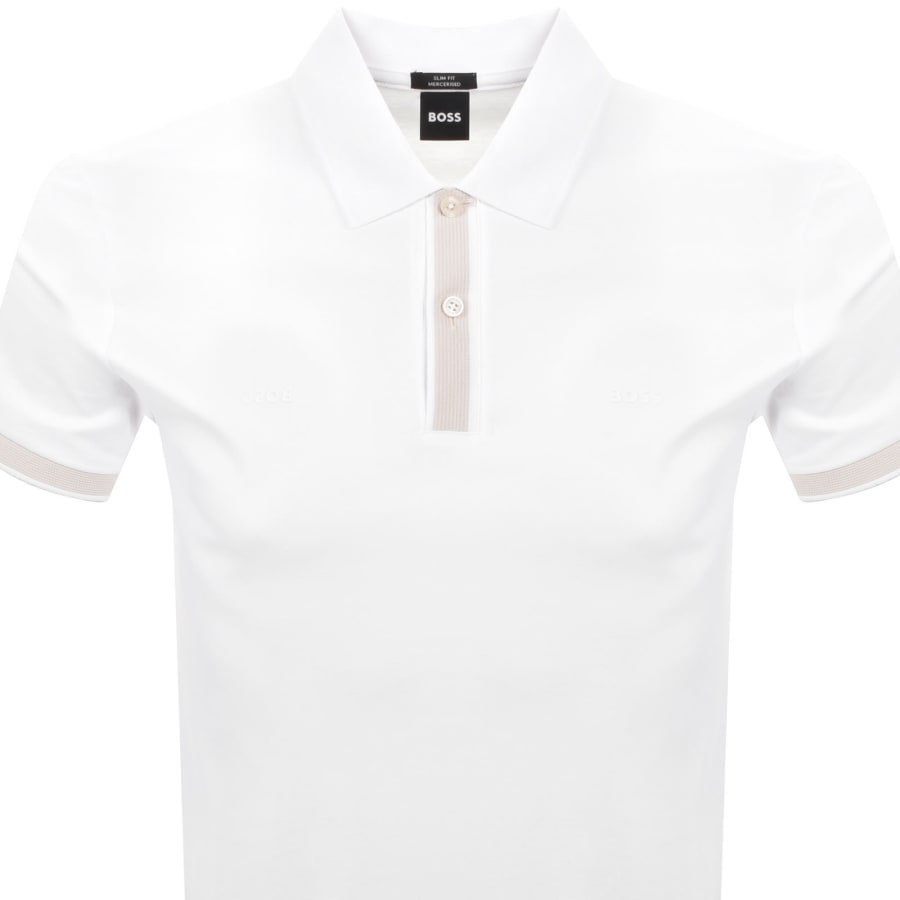 Image number 2 for BOSS H Phillipson Polo T Shirt White