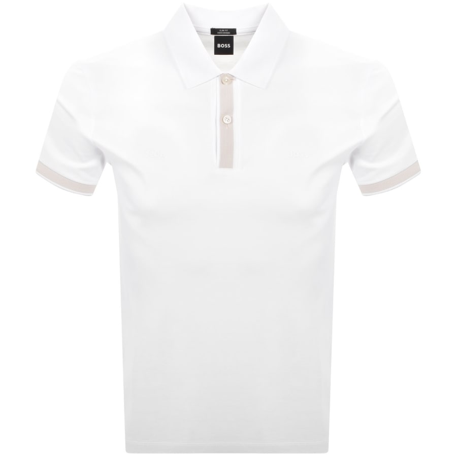 Image number 1 for BOSS H Phillipson Polo T Shirt White