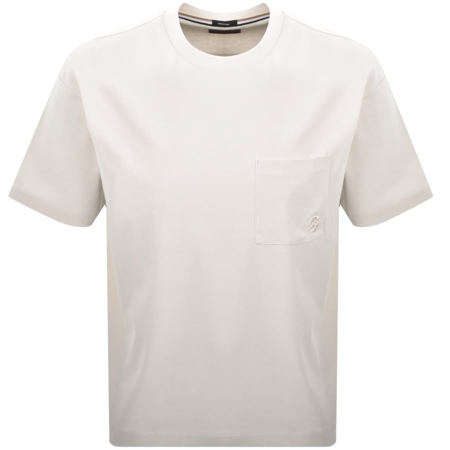Image number 1 for BOSS C Tames 116 T Shirt Cream