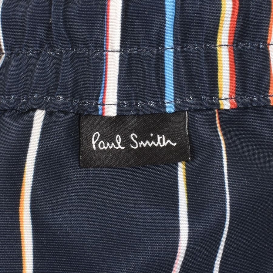 Image number 3 for Paul Smith Pinstripe Swim Shorts Navy