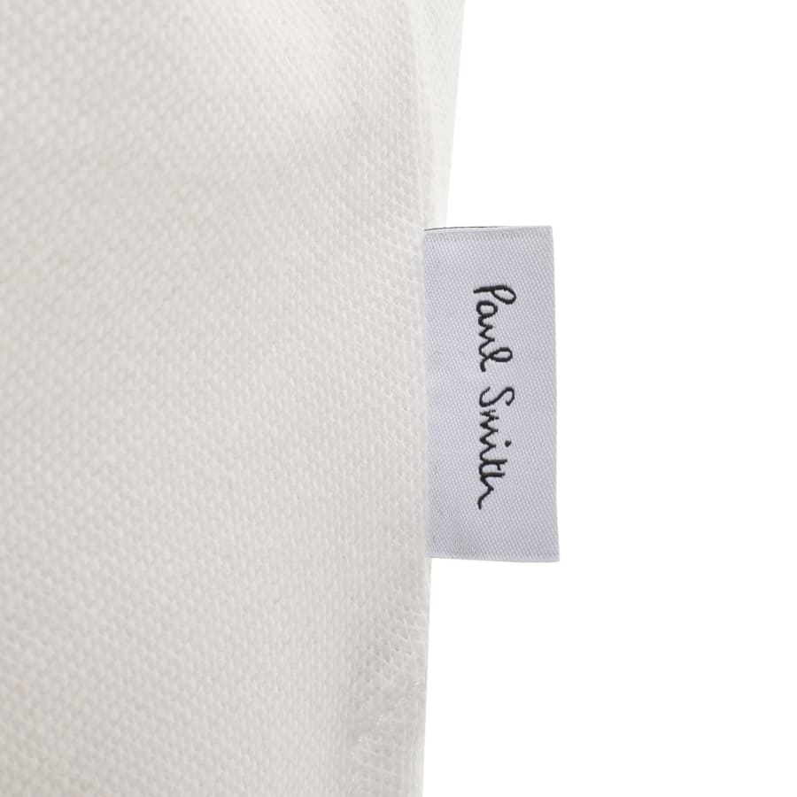 Image number 4 for Paul Smith Half Zip Polo T Shirt White