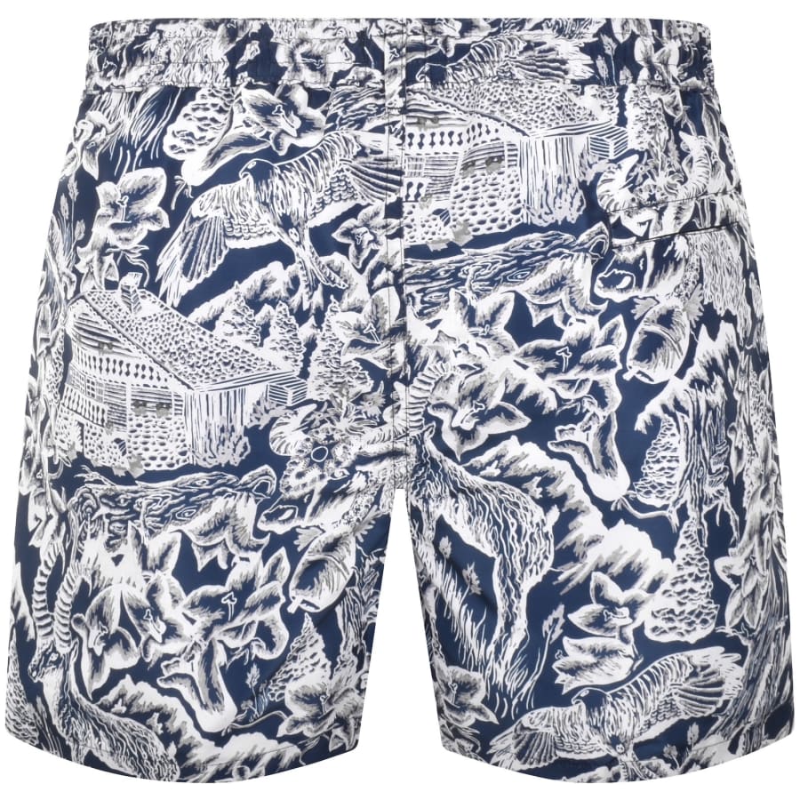 Image number 2 for Paul Smith Chalet Swim Shorts Dark Navy